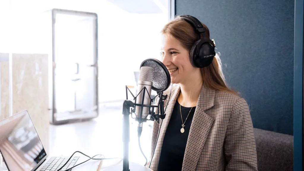 Finanzklang Podcastaufnahme